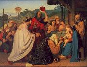 Friedrich Johann Overbeck The Adoration of the Magi 2 oil painting artist